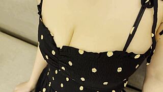 Beautiful big tits wife begs for more after cumming hard