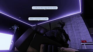 roblox goth slut fucked by bbc bull 😍