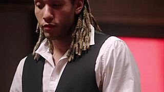 Milfy Curvy Milf Lauren Phillips and Blonde Hottie Ashley Alexander Enjoy Bartender's Company