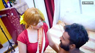 Watch two Desi dudes share a hot foreigner in threesome!