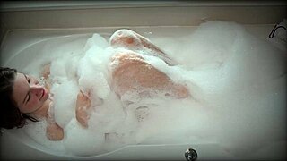 Hot students fuck passionately after bubble bath 😍