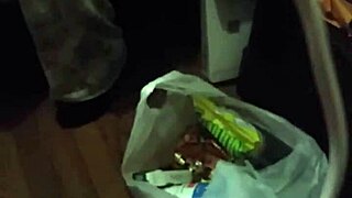 my stepmom pretends not to notice the big black cock flashing