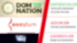 Anal Slave Fucked Hard in Threeway with Domme