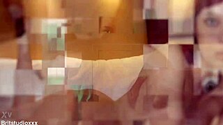 hot british teen 18+ gets spitroasted?