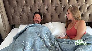 step daughter's horny delight from vr to reality