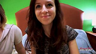 busty blonde faiths hope and skinny ginger katie walls share a juicy boner 🍆