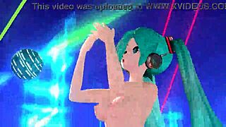 hatsune miku night fever project diva nude mod reveals full goddess body with big tits and ass