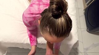 i took my feet in tights on his huge dick... oops