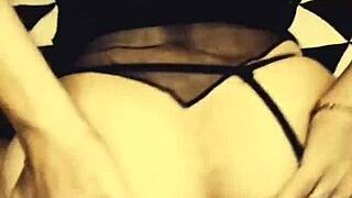 Milf In Stockings And Erotic Lingerie Shows Off Homemade Anal Assfucking