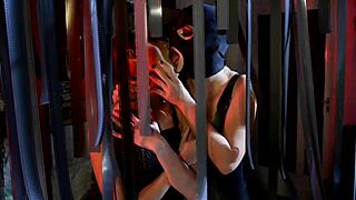 I masked up for this horny group sex with blondes and teens.