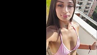 Latina Porn Casting - Big White Cock Gapes Tiny 18+ Sluts Asshole In Anal Casting Creampie