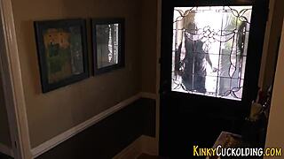 Cuckolding Babe Gets Creamed on Her Big Tits