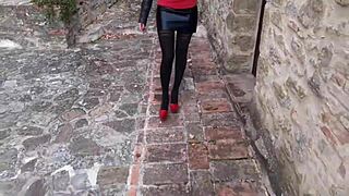 laura on heels amateur 2021 30 minutes compilation of high heels and pantyhose 😘