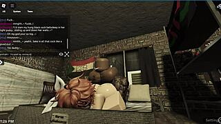 redhead pawg feels the rough bbc stretch her slutty pussy