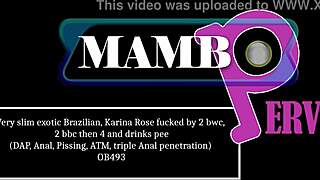 very slim exotic brazilian karina rose fucked by 2 bwc 2 bbc then 4 and drinks pee dap anal pissing atm triple anal penetration ob493