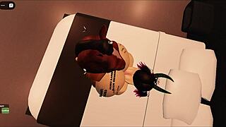 White whore's ass gets completely destroyed in this intense rough pounding