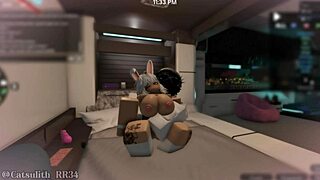 Teasing a snow bunny before intimate moments with a follower in part one