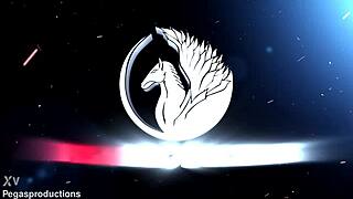 Eva Horn takes a big sausage in her ass, wow! 🍆💥