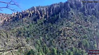 She sucks and swallows on that public hiking trail!