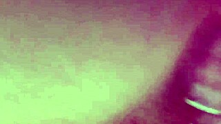 she plays with a big dildo, feeling every inch