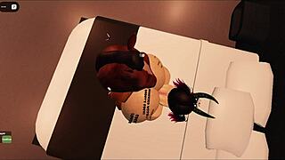 White whore's ass gets completely destroyed in this intense rough pounding