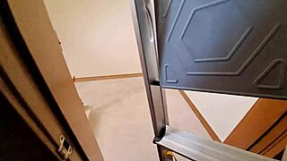 LATINA MAID WITH CREAMY PUSSY IN JEANS AND FLIP FLOPS IS SEDUCED WITH A MASSAGE