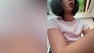 big tits petite 18+ stylist topless haircut turns into wild dildo ride, riding deepthroat pov with european french pornstar