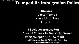 dr tampa - trumped up immigration policy - lilly hall humiliates patient