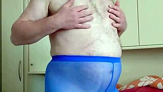 Spa In Der Blauen Legging With Fetish Massage And Toes