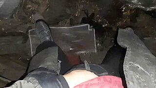 Village Girl Masturbates Hotly In A Cold Barn