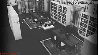 Wife Meets Stranger at Library Cam