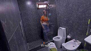 we played wet games with the adult step sister, ending in cum in pussy fantasy