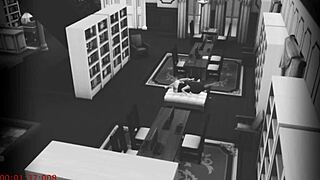 Wife Meets Stranger at Library Cam