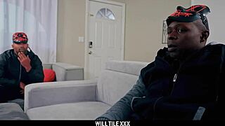 tiffany nacke, the gothic girl, is double penetrated by black dudes