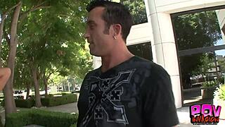 Hot blonde singer Briana gets intense POV fucking and sucking