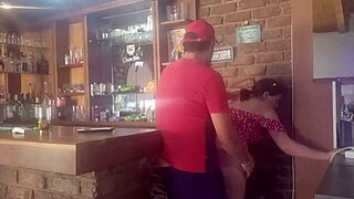 Brunette milf gets fucked from behind?