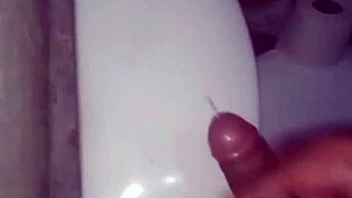 Male Masturbation Session in Detailed Close-Up
