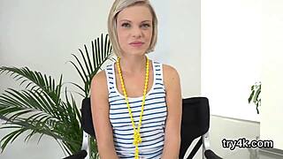 Elegant Teen Delivers POV Blowjob Then Gets Fuckbox Penetrated!