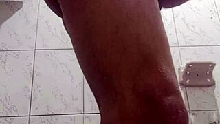 Male Masturbation Session in Detailed Close-Up