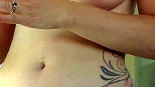 Petite Blonde Rubs Suncream on Tits During Public Beach Sunbathing