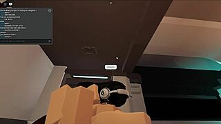 Futa Fucks Slut Hard in Roblox Condo!