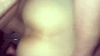 i'm rabuda givin my lover a blowjob n he cums all over my ass