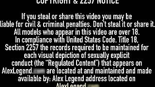 Big Stud Alex Legend Rewards Kaiia Eve with Mouthful of Cum After Deepthroat!