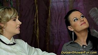 Old Lesbian Enjoys Pee Fetish While Getting Toyed And Oral