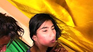 hot bengali girls sharing sex in threesome ffm!