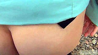 Married Wife In Pantyhose Has Outdoor Sex For 40.