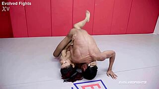 DAISY DUCATI VS AJ FRESH - HARDCORE WRESTLING ACTION!