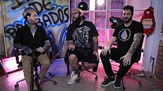 Rafinha bastos caue moura and pc siqueira evaluating bluezao videos on xvideos