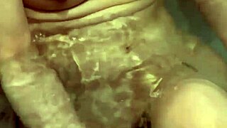 wife slowly washed body in bath before sex, wanted to touch nipples