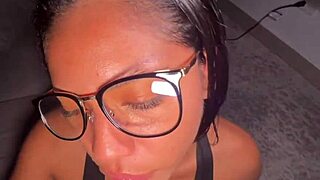 Cute girl enjoys her neighbors cock while her husband is not at home